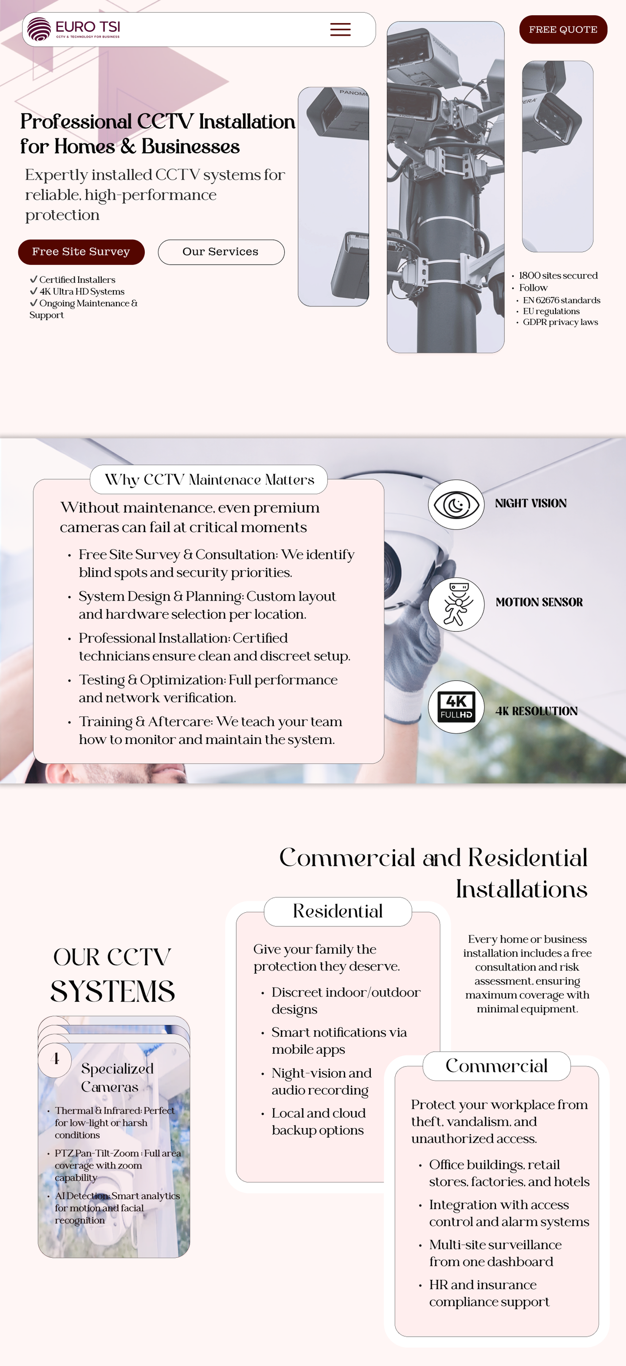 Euro TSI CCTV and Technology for Businesses