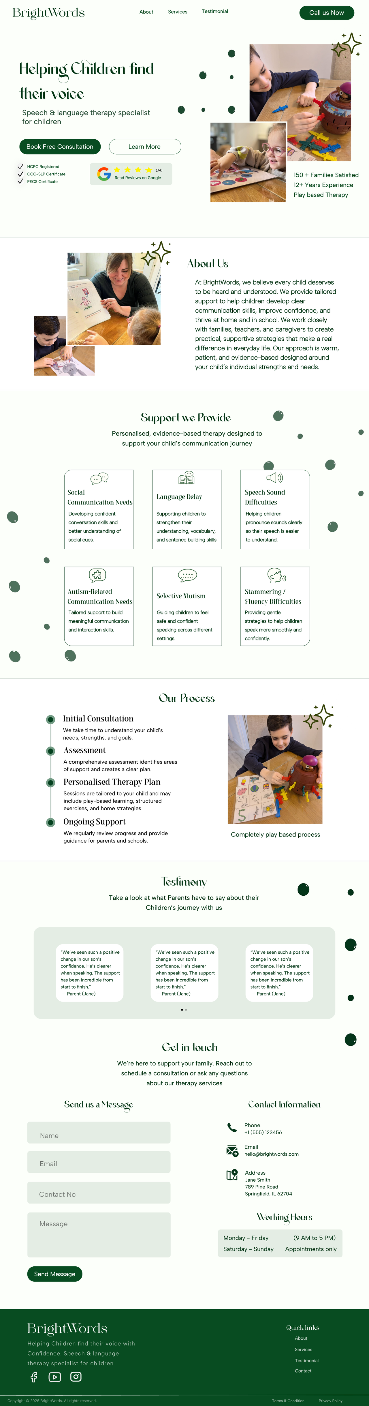 BrightWords - Speech & language therapy