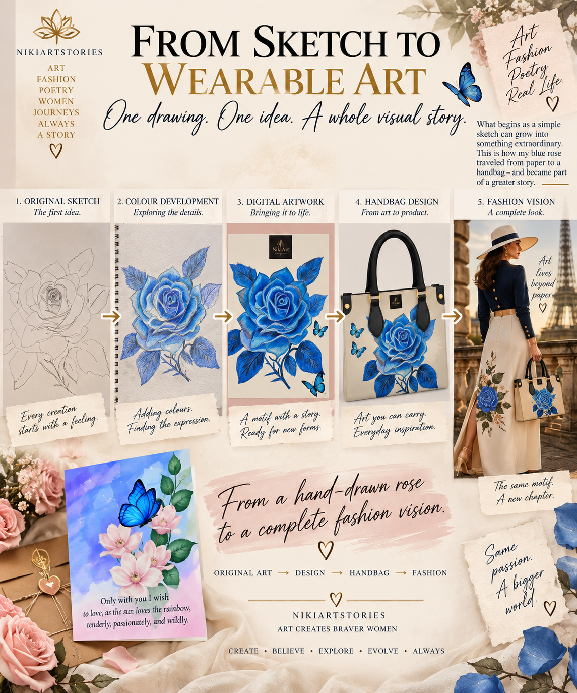 FROM SKETCH TO WEARABLE ART