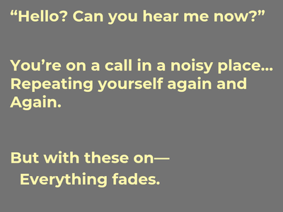 Short Ad Copy for ANC Headphones (Noise Cancellation Angle)