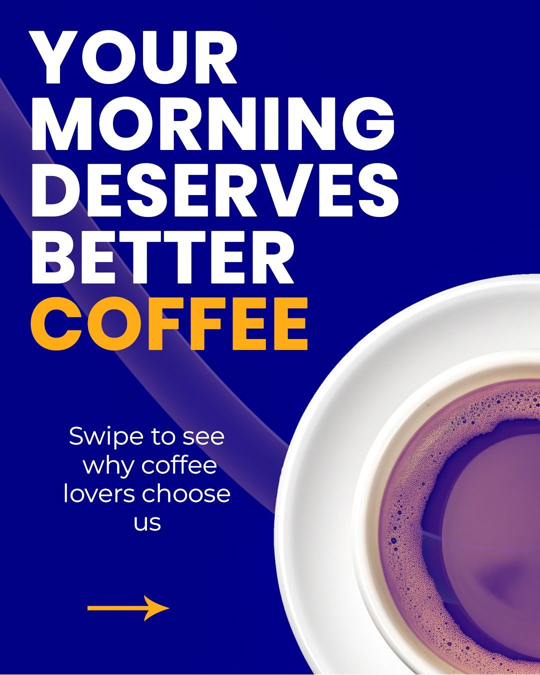 Coffee shop instagram post design